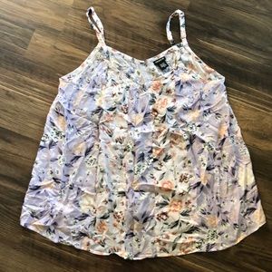 Torrid size 0 large 12 NWT floral swing tank